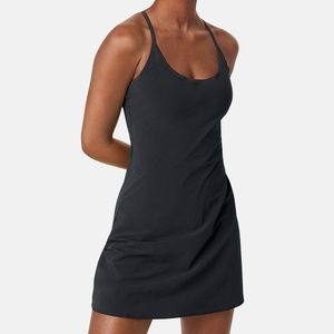 Outdoor Voices Exercise Dress in Black